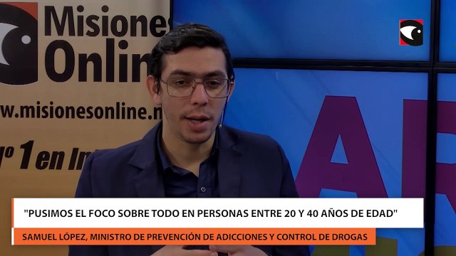 Samuel López, ministro de prevención de adicciones y control de drogas, expresó la pandemia aumentó mucho los consumos individuales como el alcohol