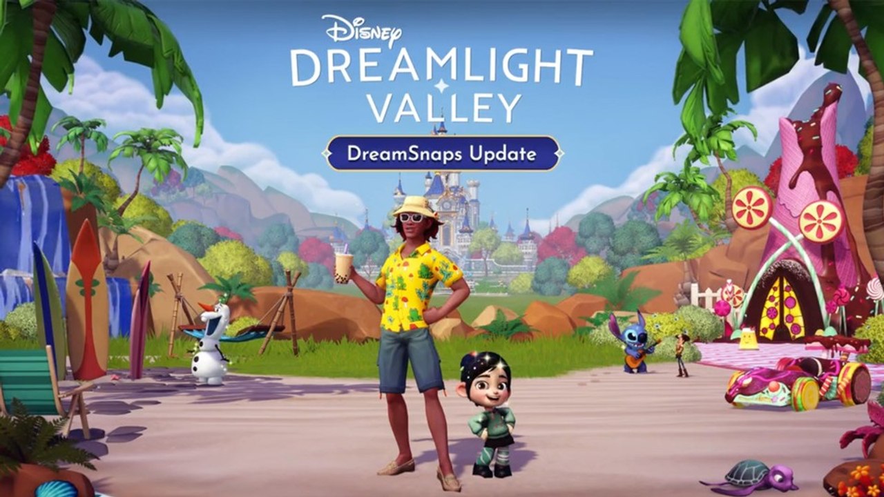 Disney Dreamlight Valley lässt mit dem neuen DreamSnaps-Update endlich Vanellope in euer Dorf rasen