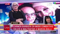 La furia de Marixa Balli con Carmen Barbieri en LAM