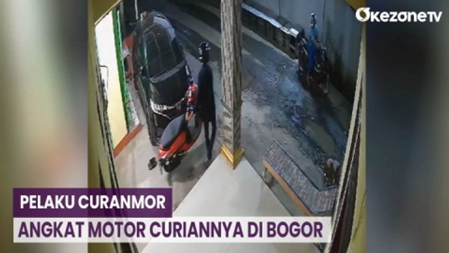 Nekat, Pelaku Curanmor Angkat Motor Curiannya yang Dikunci Ganda di Bogor