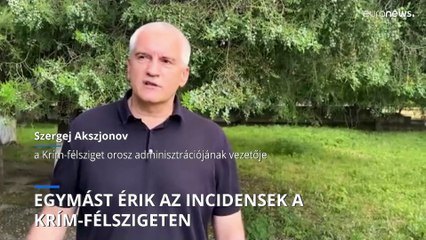 Tűz ütött ki egy katonai bázison a Krímben