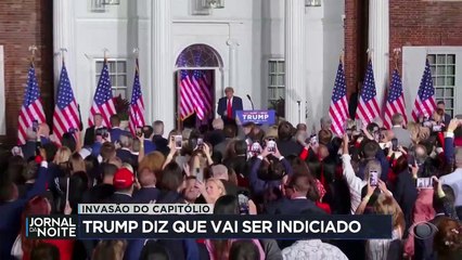 Donald Trump diz que foi indiciado mais uma vez na investigação sobre o ataque ao Capitólio