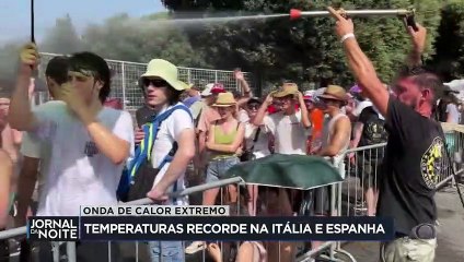 Temperaturas recordes na Europa e nos Estados Unidos