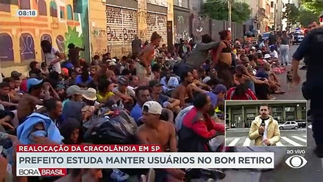 Prefeitura de SP estuda transferir local da cracolândia