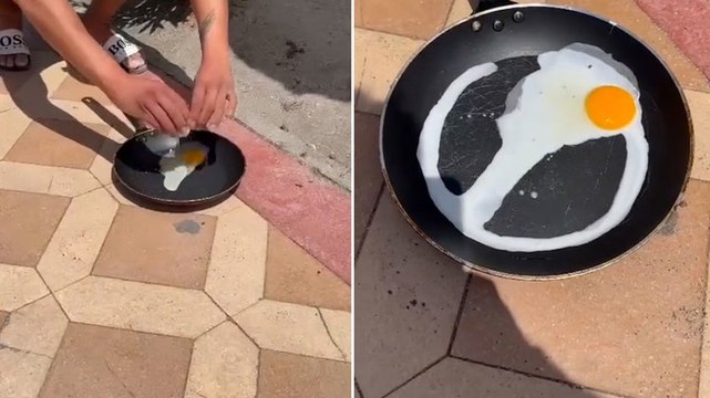 Heatwave: Scorching temperatures cook egg instantly under sun in Turkey