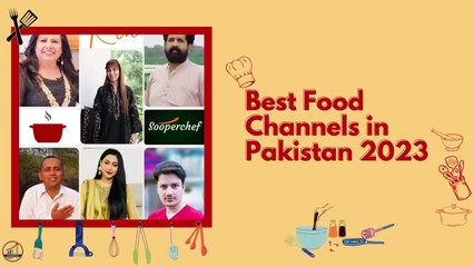 Best Food  Channels in Pakistan 2023  || Statistics Space