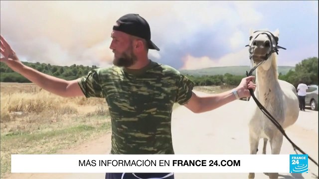 Incendios forestales, calor extremo y fuertes vientos hostigan a Grecia