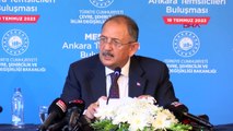 Bakan Özhaseki: Deprem bölgesine yardım için yurt içi ve yurt dışından tüm imkanları seferber edeceğiz