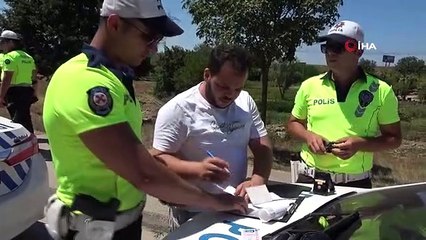 Tuzla'da hafriyat kamyonlarına yönelik polis denetimi