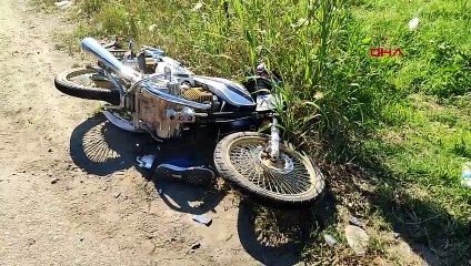 Orhangazi'de kavşakta kaza: Motosiklet sürücüsü ağır yaralandı