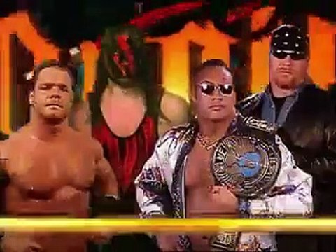 Chris Benoit vs The Rock vs Undertaker vs Kurt Angle-Unforgiven 2000