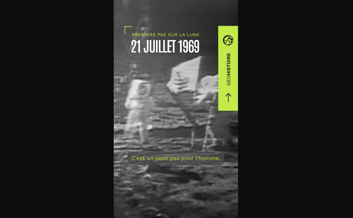 21 juillet 1969 : les premiers pas de l'homme sur la Lune