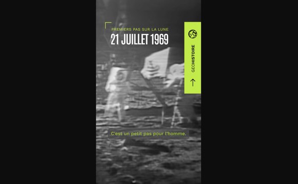 21 juillet 1969 : les premiers pas de l'homme sur la Lune