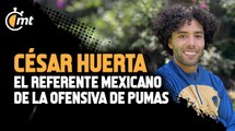 César Huerta, en camino a ganarse a la afición de Pumas