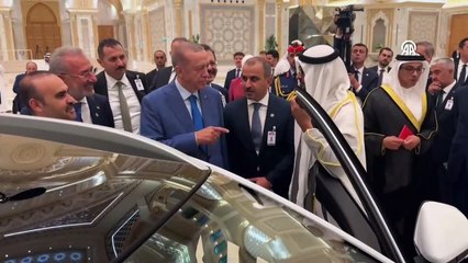 Erdoğan'dan BAE Devlet Başkanı'na TOGG