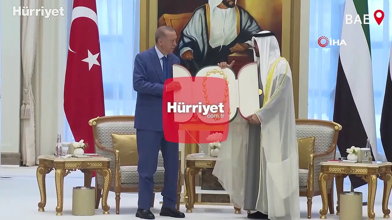 Cumhurbaşkanı Erdoğan, BAE Devlet Başkanı Al Nahyan ile görüştü...