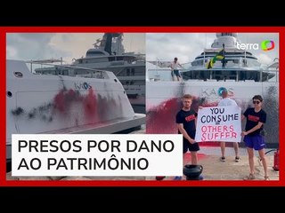 Ativistas do clima depredam iate de quase R$ 1,5 bilhão de herdeira da Walmart