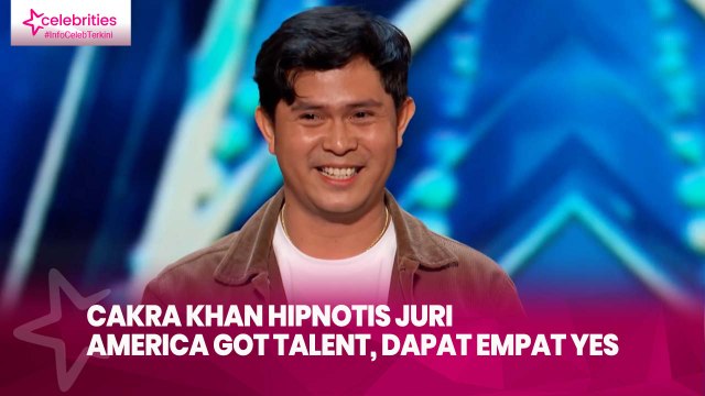 Cakra Khan Hipnotis Juri America Got Talent, Dapat Empat Yes