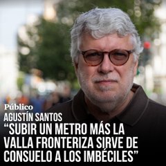 Tải video: Agustín Santos, ‘número dos’ de Sumar, sobre Melilla: “Subir un metro más la valla fronteriza y poner más dispositivos sirve de consuelo a los imbéciles”