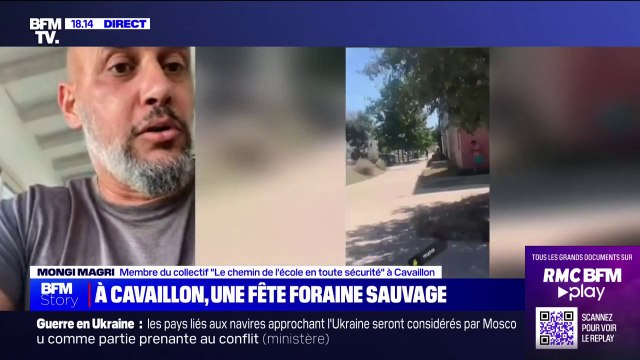 Fête foraine sauvage à Cavaillon: Personne n'ose pointer du doigt qui que ce soit par crainte , affirme Mongi Magri (membre d'un collectif d'habitants de Cavaillon)