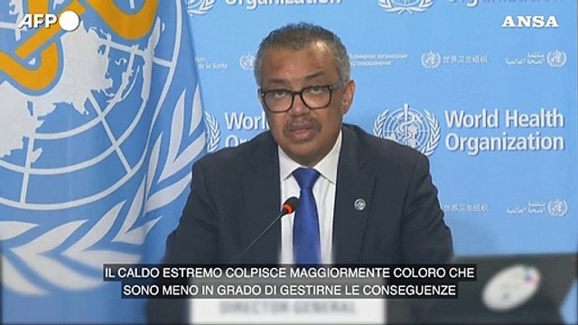 Oms: Sistemi sanitari sotto pressione per le ondate di calore
