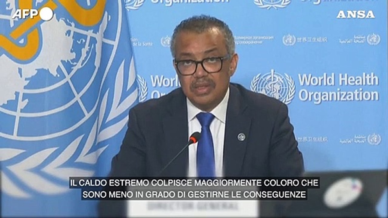 Oms:  "Sistemi sanitari sotto pressione per le ondate di calore"