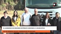 El Gobierno de Misiones entregó camiones a 5 municipios