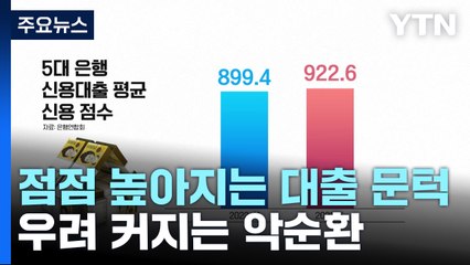 점점 높아지는 대출 문턱...우려 커지는 악순환 / YTN