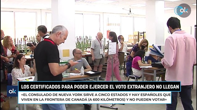 La presidenta de los residentes españoles en Nueva York: No hemos recibido los certificados para votar