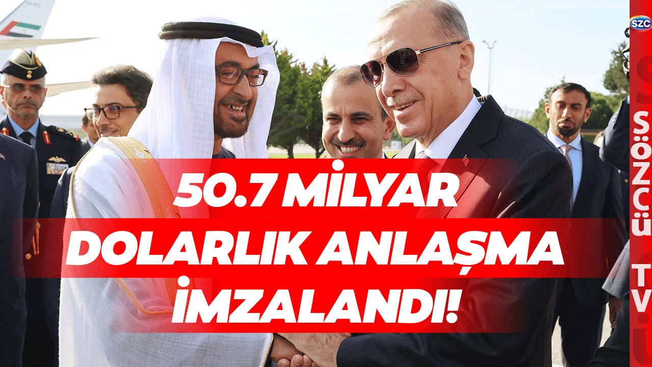SON DAKİKA Birleşik Arap Emirlikleri ile 13 Anlaşma İmzalandı!