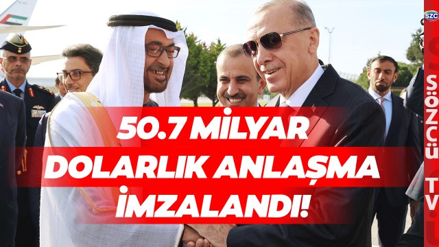 SON DAKİKA Birleşik Arap Emirlikleri ile 13 Anlaşma İmzalandı!