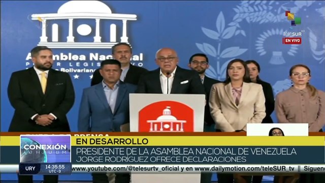 Jorge Rodríguez denuncia asedio y sanciones hacia Venezuela