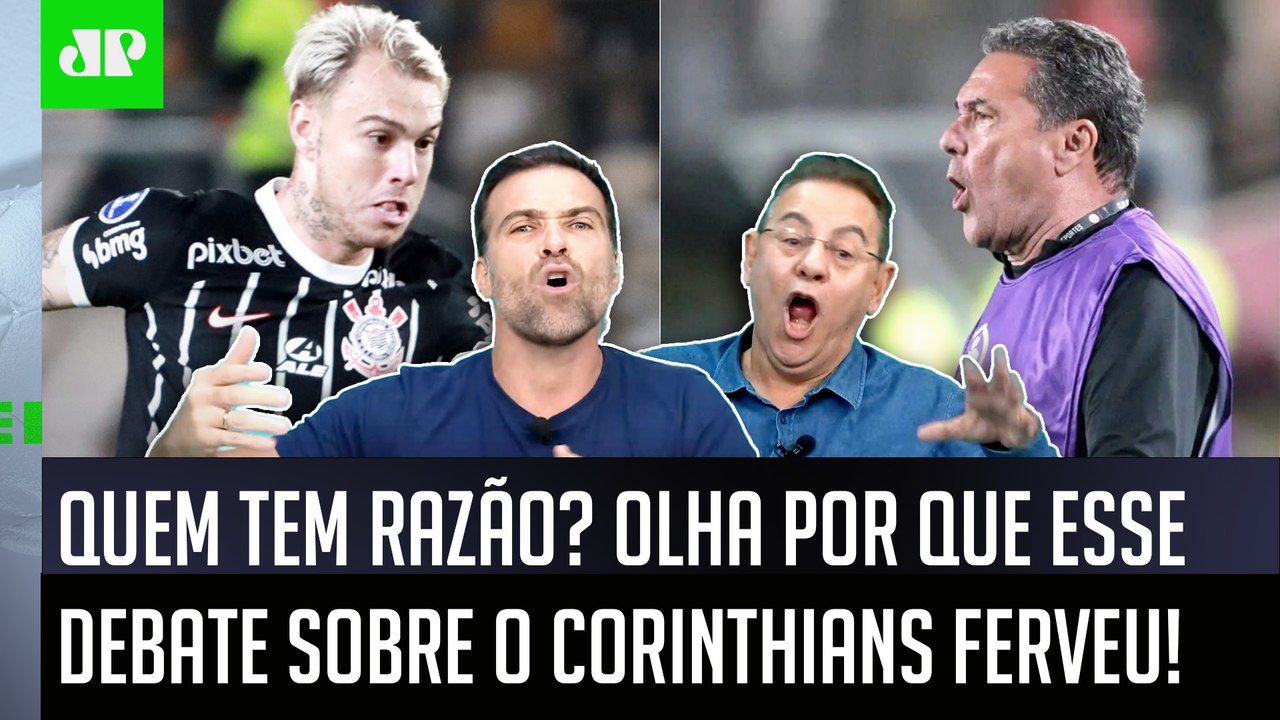 PEGOU FOGO! "NÃO! NÃO! ISSO TEM QUE SER FALADO! O Corinthians está..." OLHA por que DEBATE FERVEU!