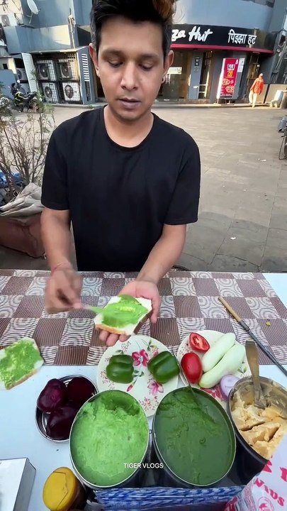 Mumbai Open Cheese Pizza Sandwich Indian Street Food #shorts #short