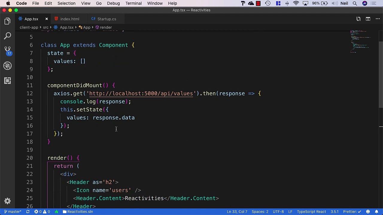 Walking Skeleton Part 2 - Client (Legacy) - Clean up and saving our code to source control