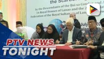 16 sultans of royal houses of Lanao ink decree declaring Iranun Tribe as rightful owner of Spratlys, Scarborough shoal