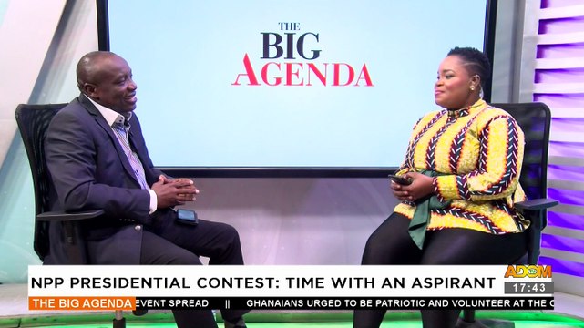 NPP Presidential Aspirant: Time With Kwabena Agyei Agyepong - The Big Agenda on Adom TV (19-7-23)