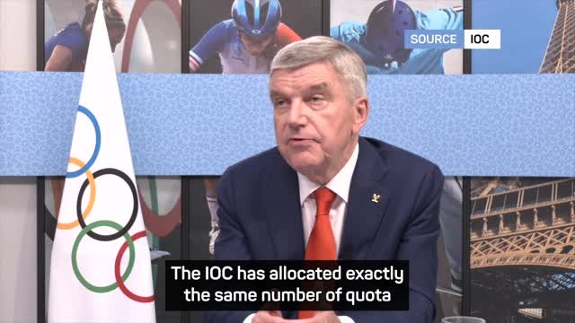 Paris 2024 first ever Olympics with gender parity - Bach