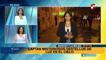 Usuarios de La Molina y Manchay captan misteriosos destellos de luz en el cielo