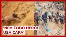 Resgate dramático de mineiros em mina colapsada viraliza nas redes sociais