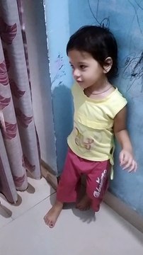 Cute Trishu saying that her sister asking for scissor-dm