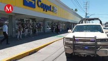Comando armado irrumpe en tienda Coppel en Nogales, perseguían a una persona