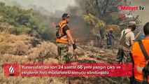 Yunanistan'da alarm! 66 yeni yangın çıktı: Yeni sıcak hava dalgası geliyor