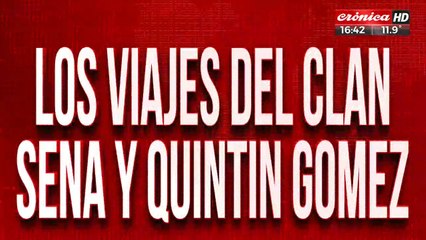 Los viajes del clan Sena y Quintín Gómez