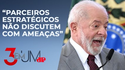 Lula: “Vamos responder carta agressiva da União Europeia”