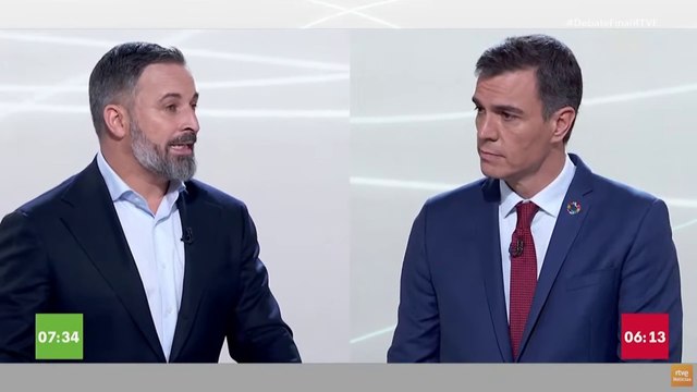 Choque Sánchez - Abascal sobre pactos: A Feijóo le da vergüenza - Usted llegó al poder mintiendo