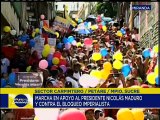 Pueblo mirandino marcha en respaldo al Presidente Nicolás Maduro