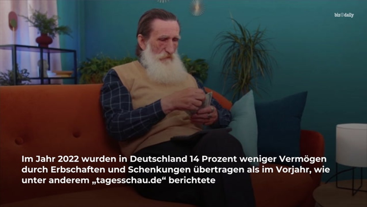 Vermögen schrumpft: weniger erbe und schenkungen in deutschland