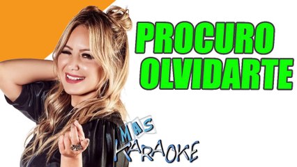 PROCURO OLVIDARTE - Karina (karaoke)