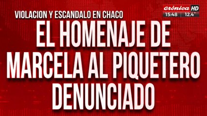 Así homenajeaba Marcela Acuña al piquetero denunciado por violación